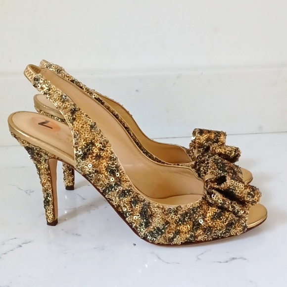 Kate Spade CHARYL Sandals - Sequin,  Heels.  Size 7 - Picture 5 of 9